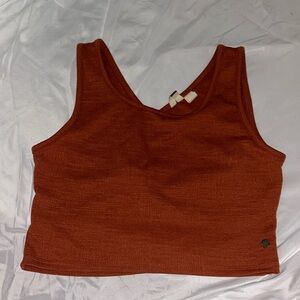 ROXY burnt orange tank top